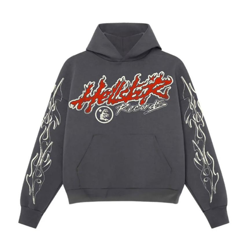 Hellstar Tour Hoodie "Washed Black"