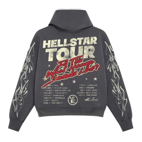 Hellstar Tour Hoodie "Washed Black"