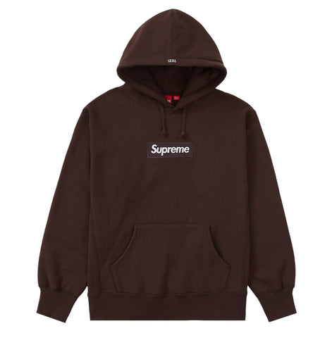 Supreme Box Logo Hoodie F21 "Dark Brown"