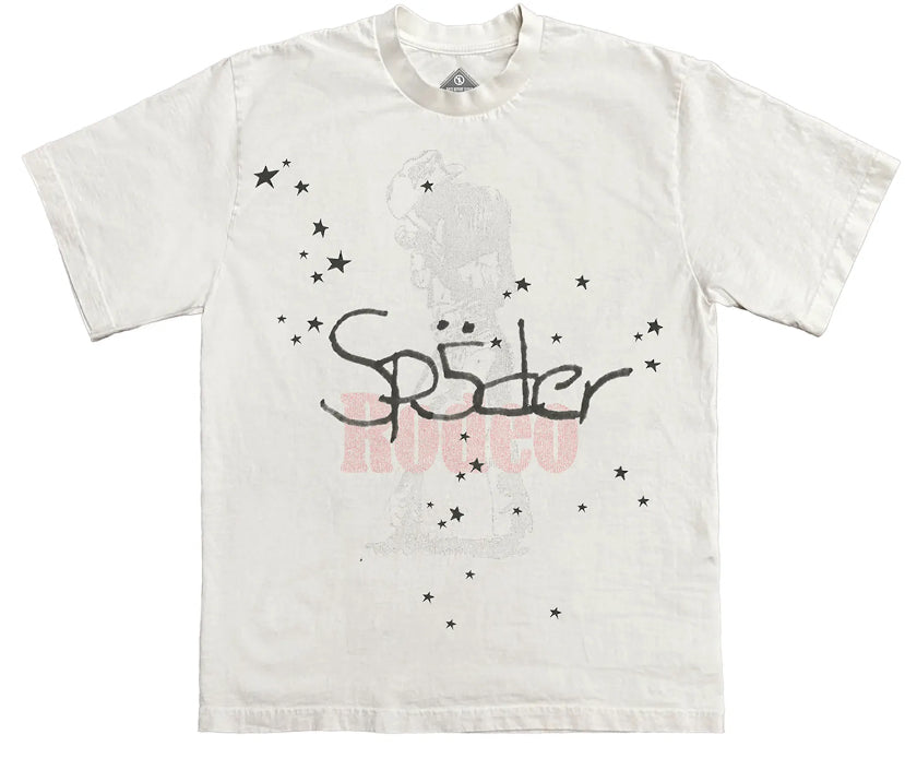 Sp5der x Rodeo Stars Tee "White"