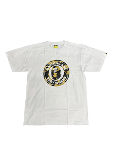 Bape Yellow Camo Busy Works Tee "White"