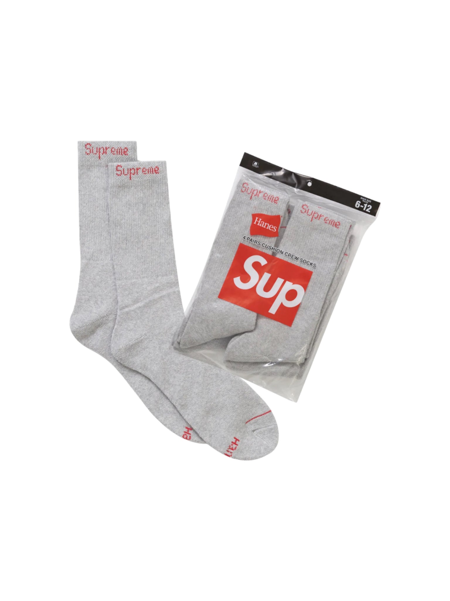 Supreme Hanes Crew Socks  (1 Piece)