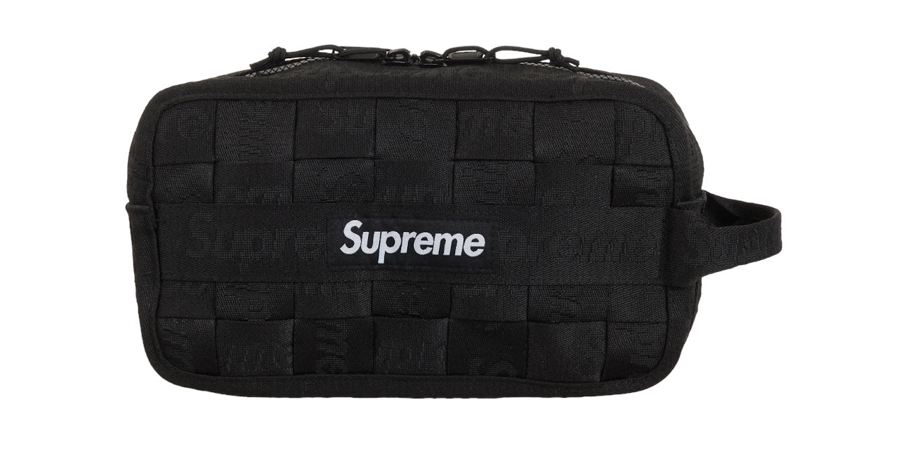 Supreme Woven Pouch Bag "Black"