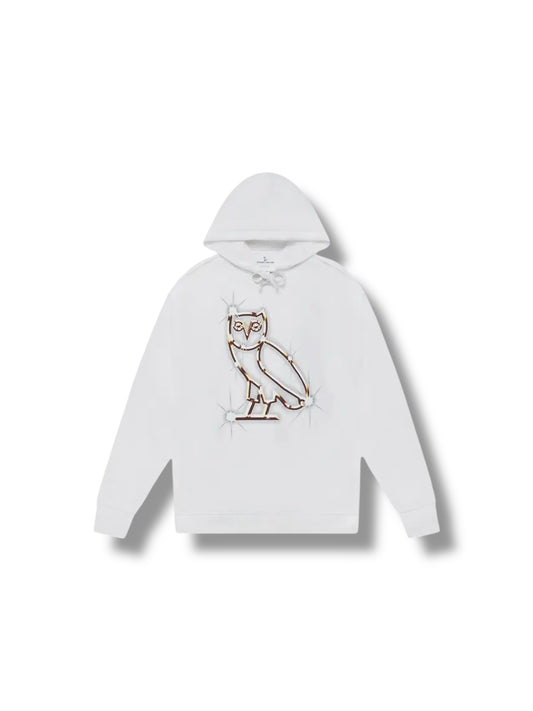 OVO Bling Hoodie Hoodie "White"