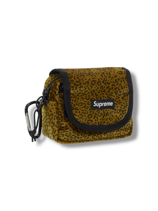 Supreme Velvet Mini Pouch "Leopard"