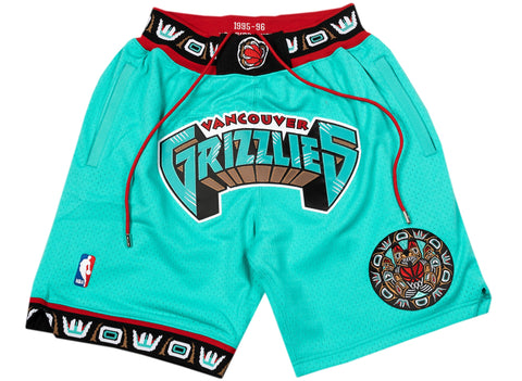 Just Don X Mitchell & Ness Shorts "Grizzlies"