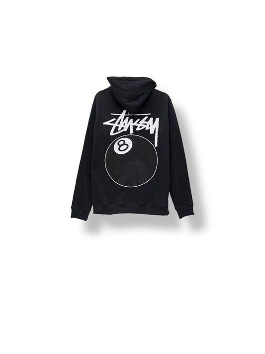 Stussy 8 Ball Zip Up Hoodie "Black"