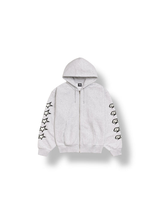 Stussy Speedway Zip Hoodie "Ash Heather"