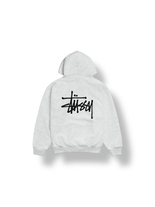 Stussy Basic Hoodie "Ash Heather"