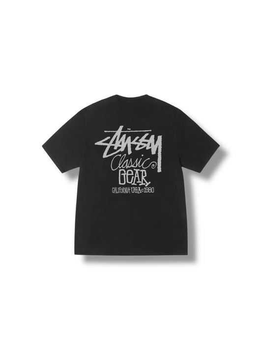Stussy Classic Gear Tee "Black"
