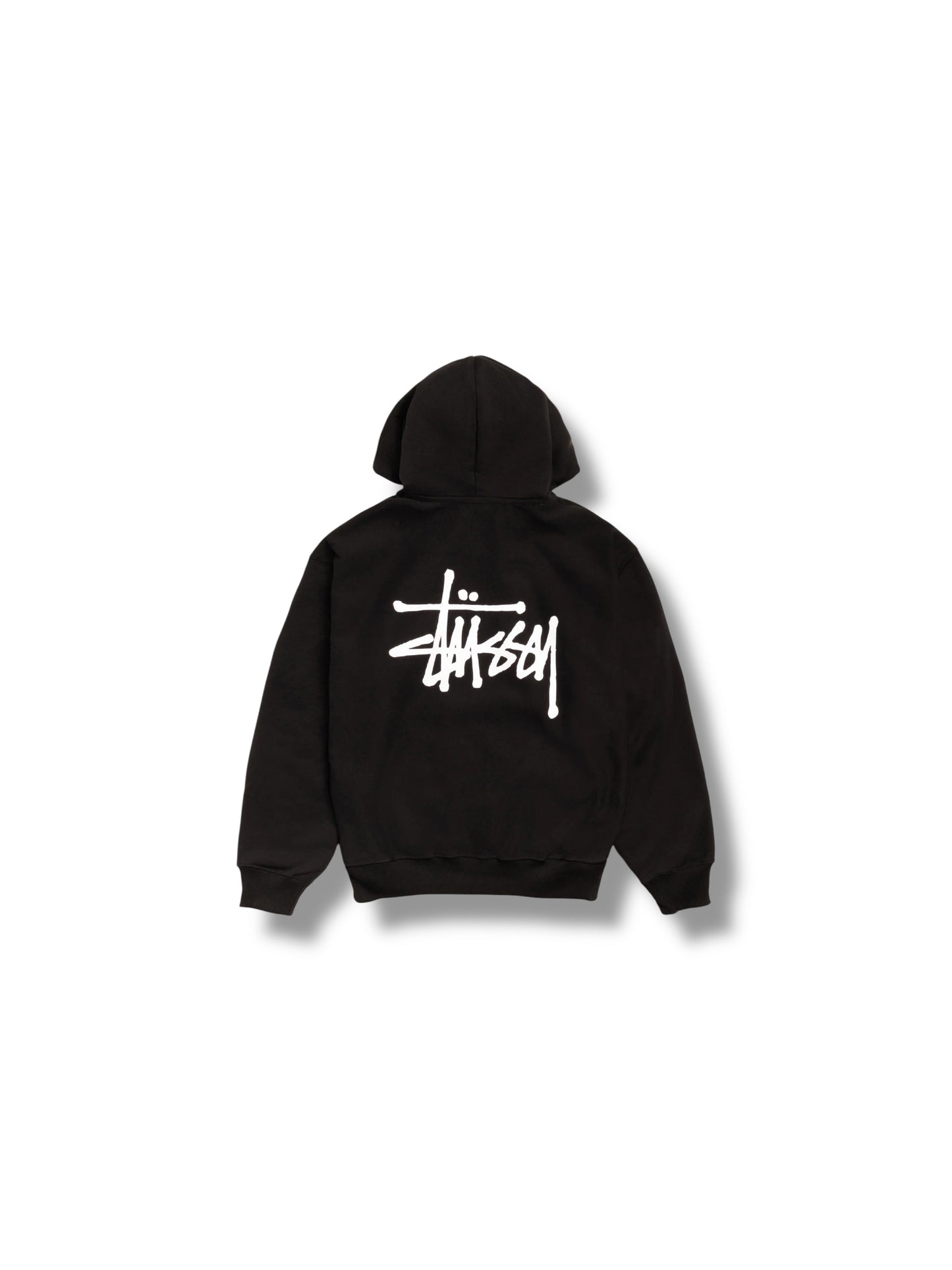 Stussy Basic Hoodie Pigment Dye "Black"
