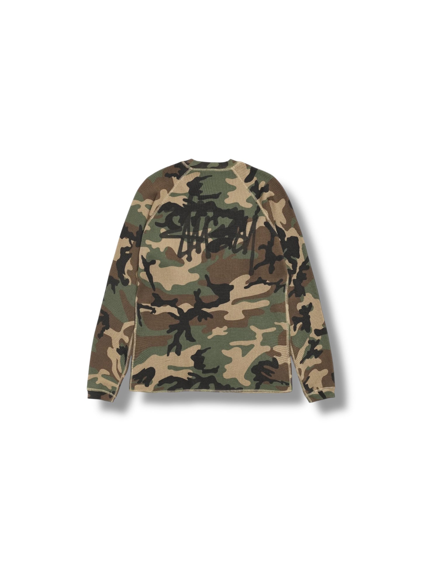 Stussy Basic Thermal "Woodland Camo"