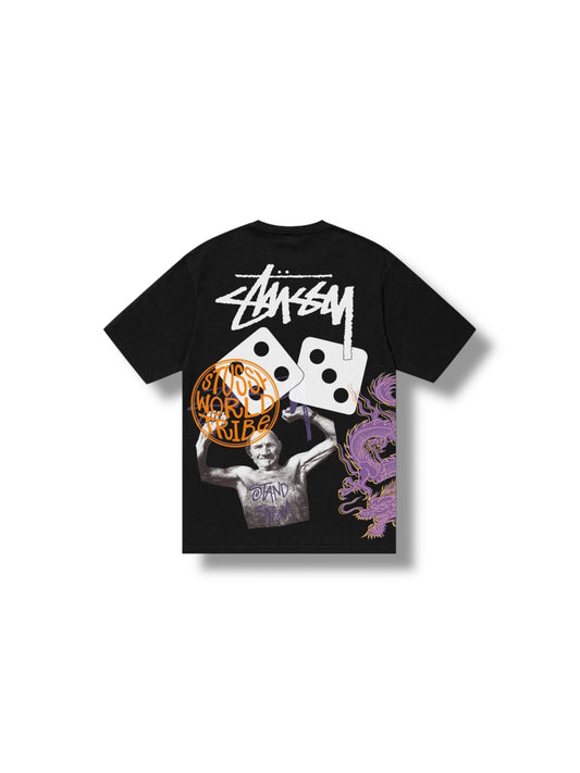 Stussy Tee Strike Pigment Dyed Tee "Black"