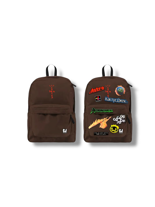 Travis Scott Cactus Jack Backpack w/ Patch Set