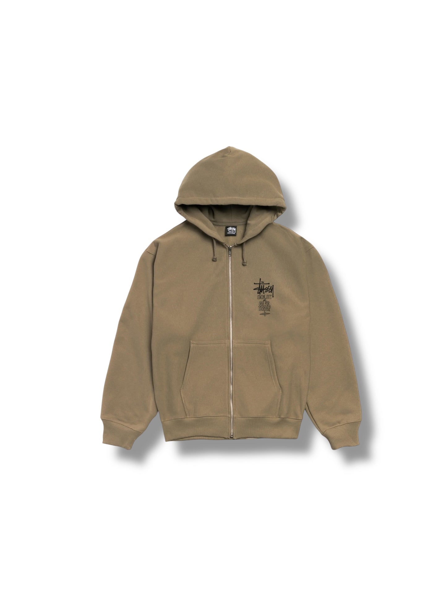 Stussy Swim Out Zip Hoodie "Army"