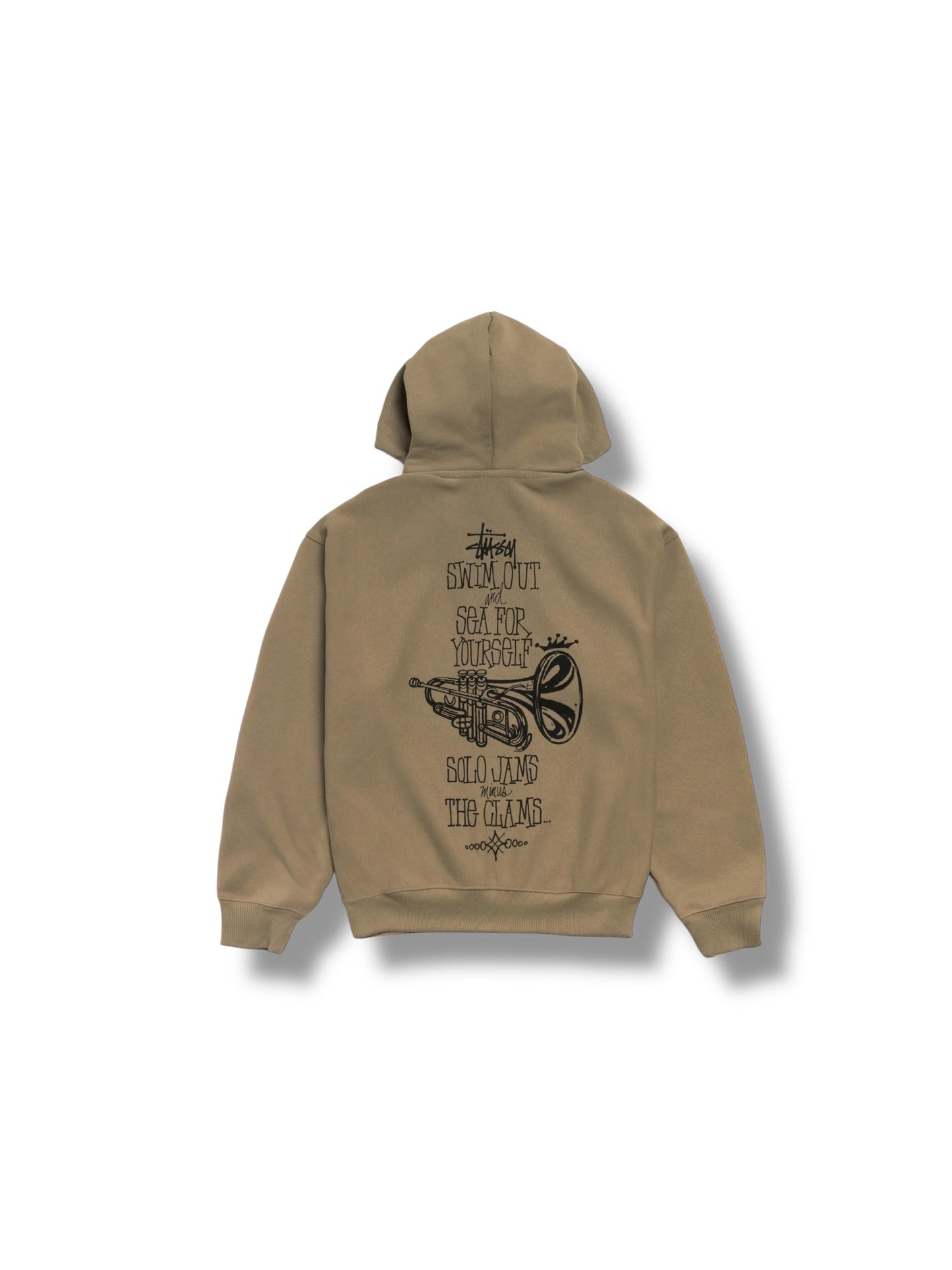 Stussy Swim Out Zip Hoodie "Army"