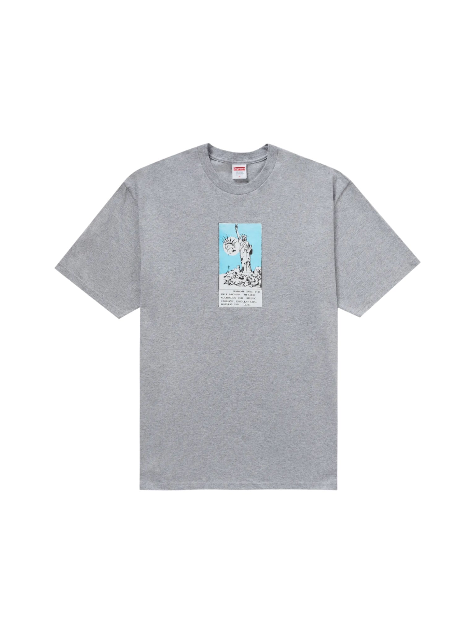 Supreme Liberty Tee "Heather Grey"