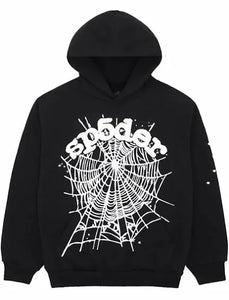 Sp5der OG Web Hoodie "Black"