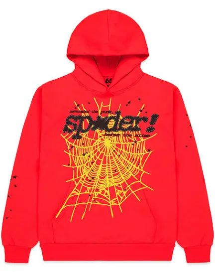 Sp5der Web Hoodie "Red"