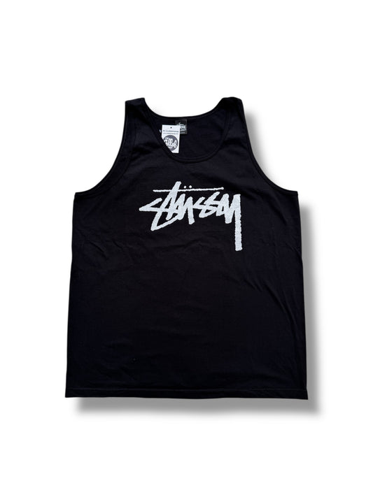 Stussy Basic Logo Tank Top "Black"