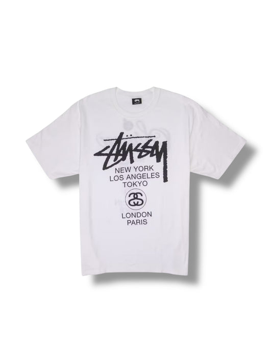 Stussy World Tour Tee "White"