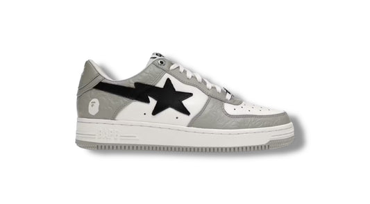A Bathing Ape Bape Sta Low "Grey Black" (USED)