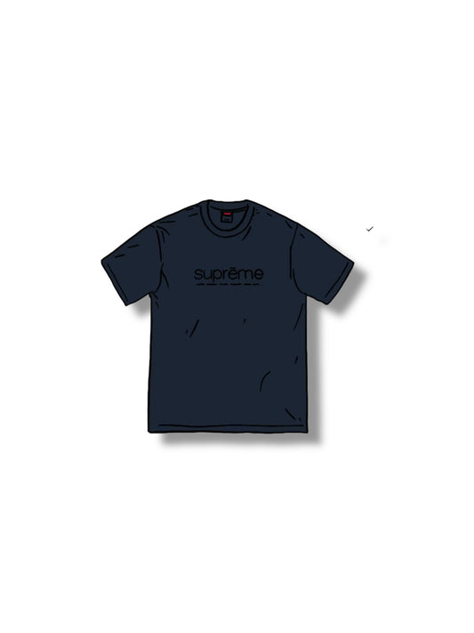 Supreme Five Boroughs Tee "Navy"