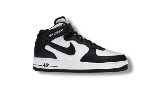 Stussy x Nike Air Force 1 Mid "Light Bone Black"