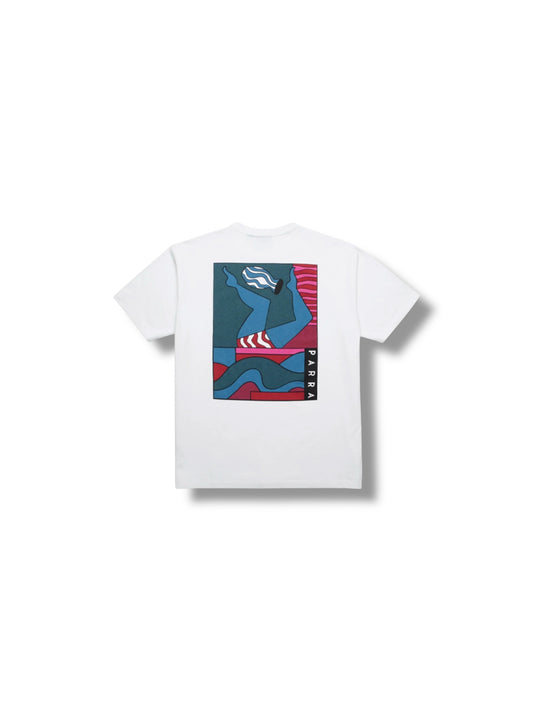 Parra "Kick The Vase" T-Shirt White