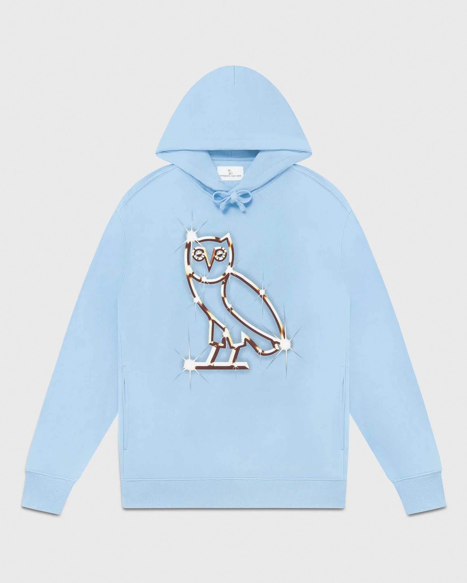 OVO Bling Hoodie Hoodie Light Blue