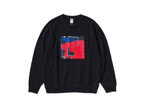 KAWS X Uniqlo Warhol Crewneck BLACK