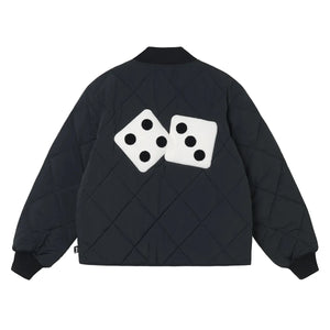 Stussy Dice Quilted Liner Jacket "Black"