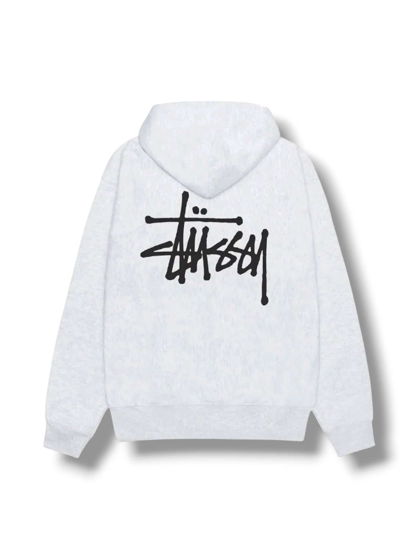 Stussy Basic Zip Up Hoodie "Ash Heather"