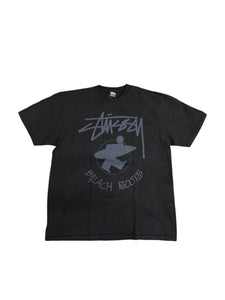 Stussy Beach Roots Pig Dyed Tee "Black"