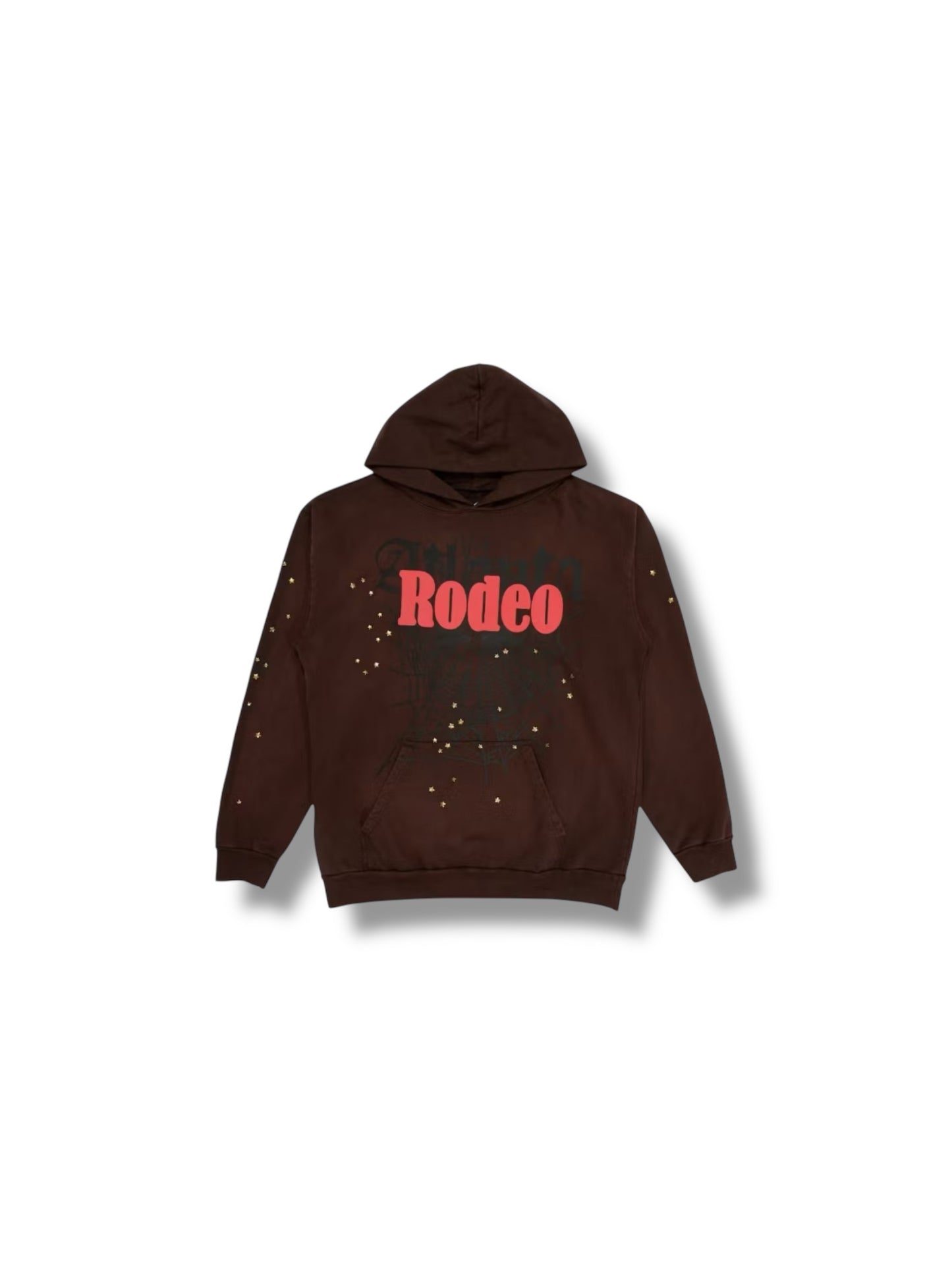 Sp5der x Cactus Jack Rodeo Web Hoodie "Brown"