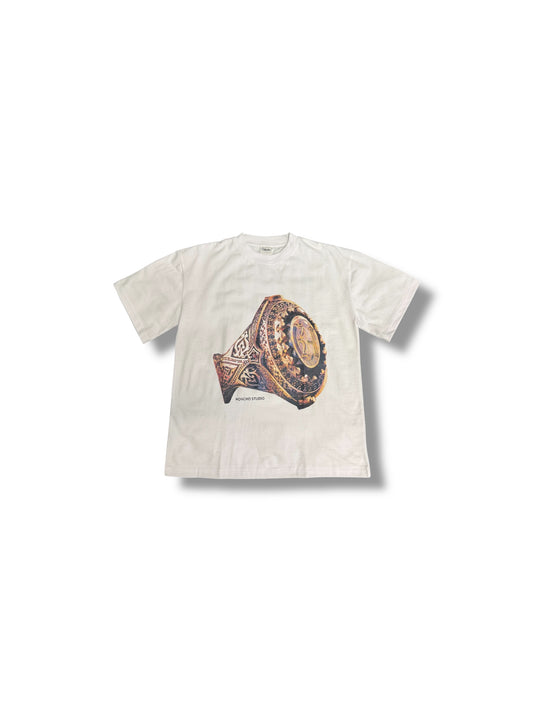Honcho Studios Ring Tee "White"