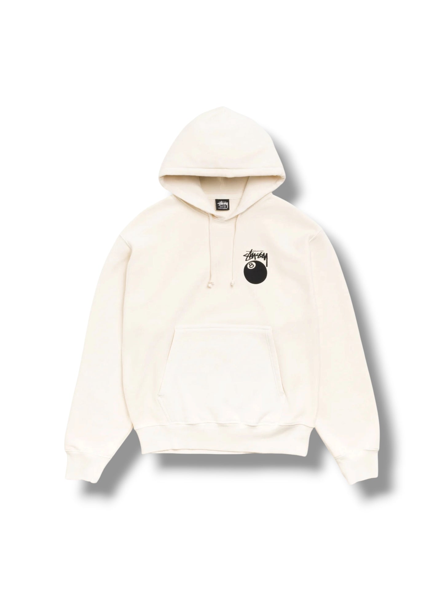 Stussy 8 Ball Garment Dyed Hoodie "Bone"