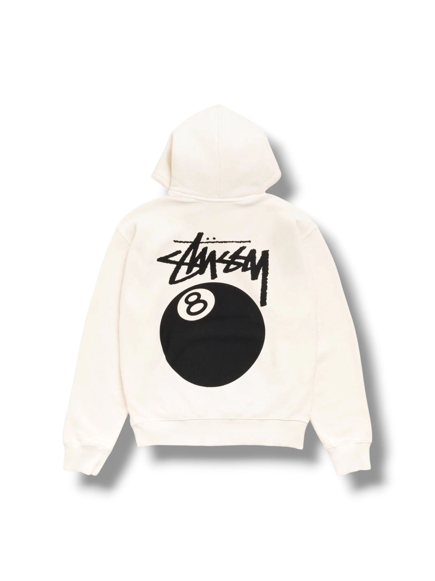 Stussy 8 Ball Garment Dyed Hoodie "Bone"