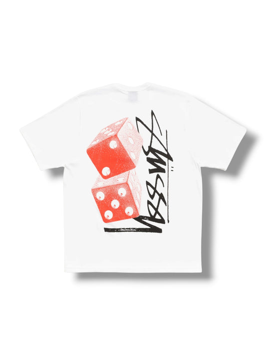 Stussy Tall Dice Tee "White"