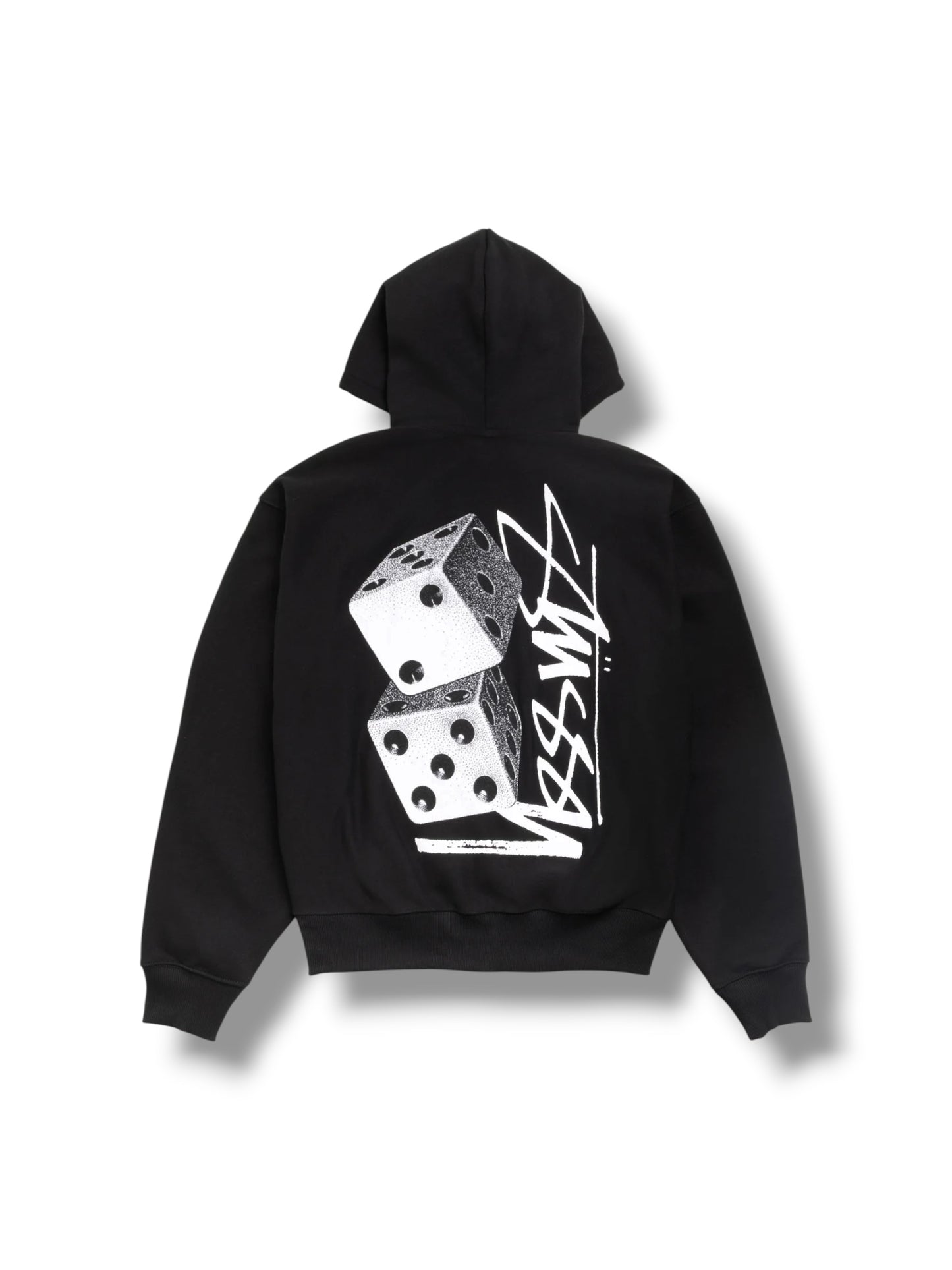 Stussy Zip Up Hoodie Tall Dice "Black"