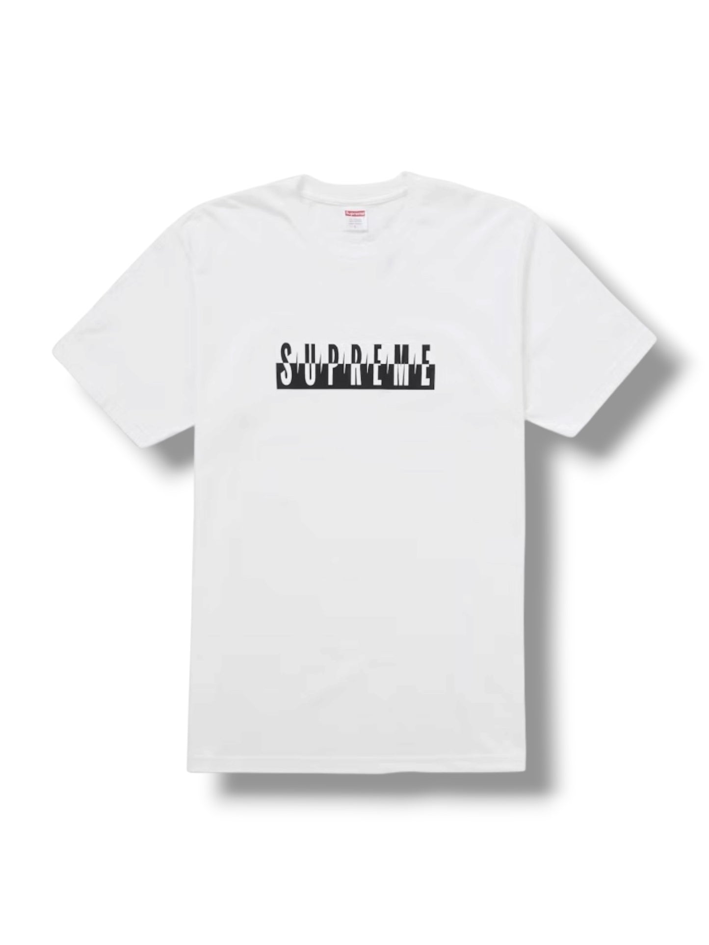 Supreme Split Logo Tee "White"