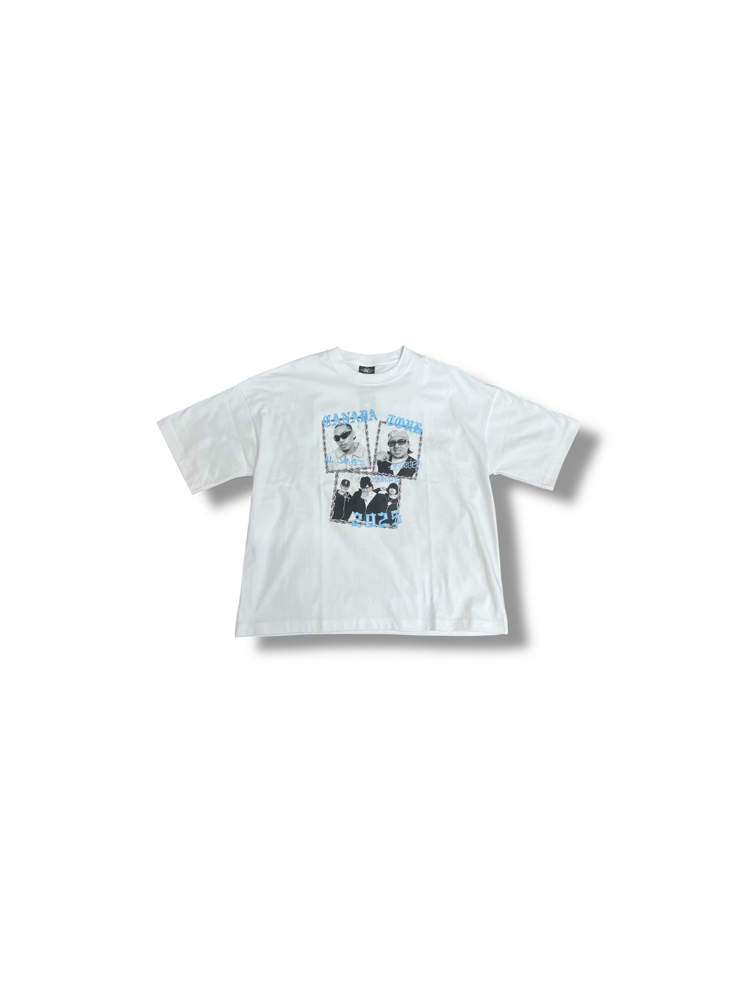 Al James x O Side Mafia x Because Tee "Canada Tour" (White)