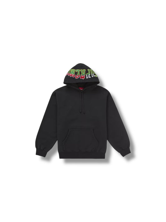 Supreme Multi Logos Hoodie "Black"