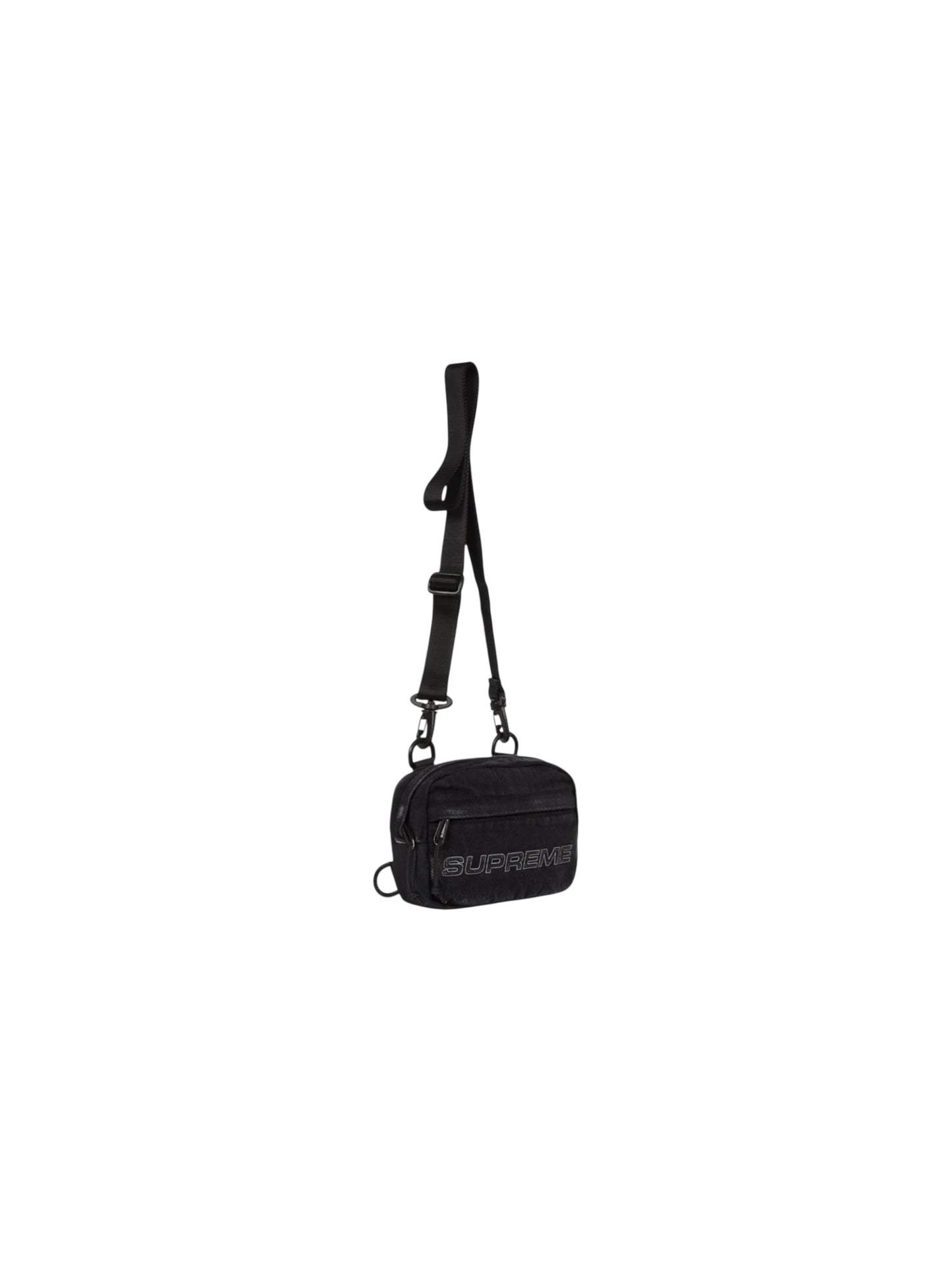 Supreme Denim Mini Shoulder Bag "Black"