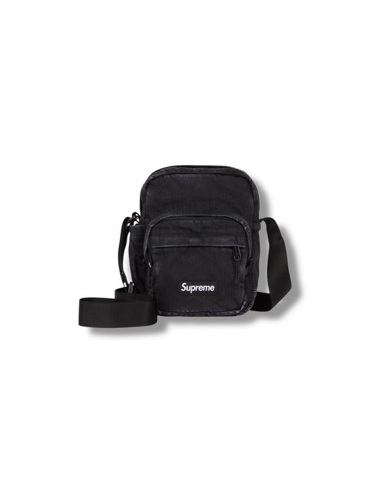 Supreme Denim Shoulder Bag "Black"