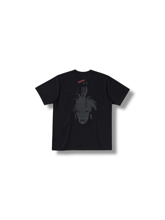 KAWS X Uniqlo Warhol T-Shirt BLACK