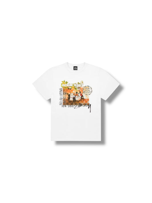 Stussy X Denim Tears Tee "White"