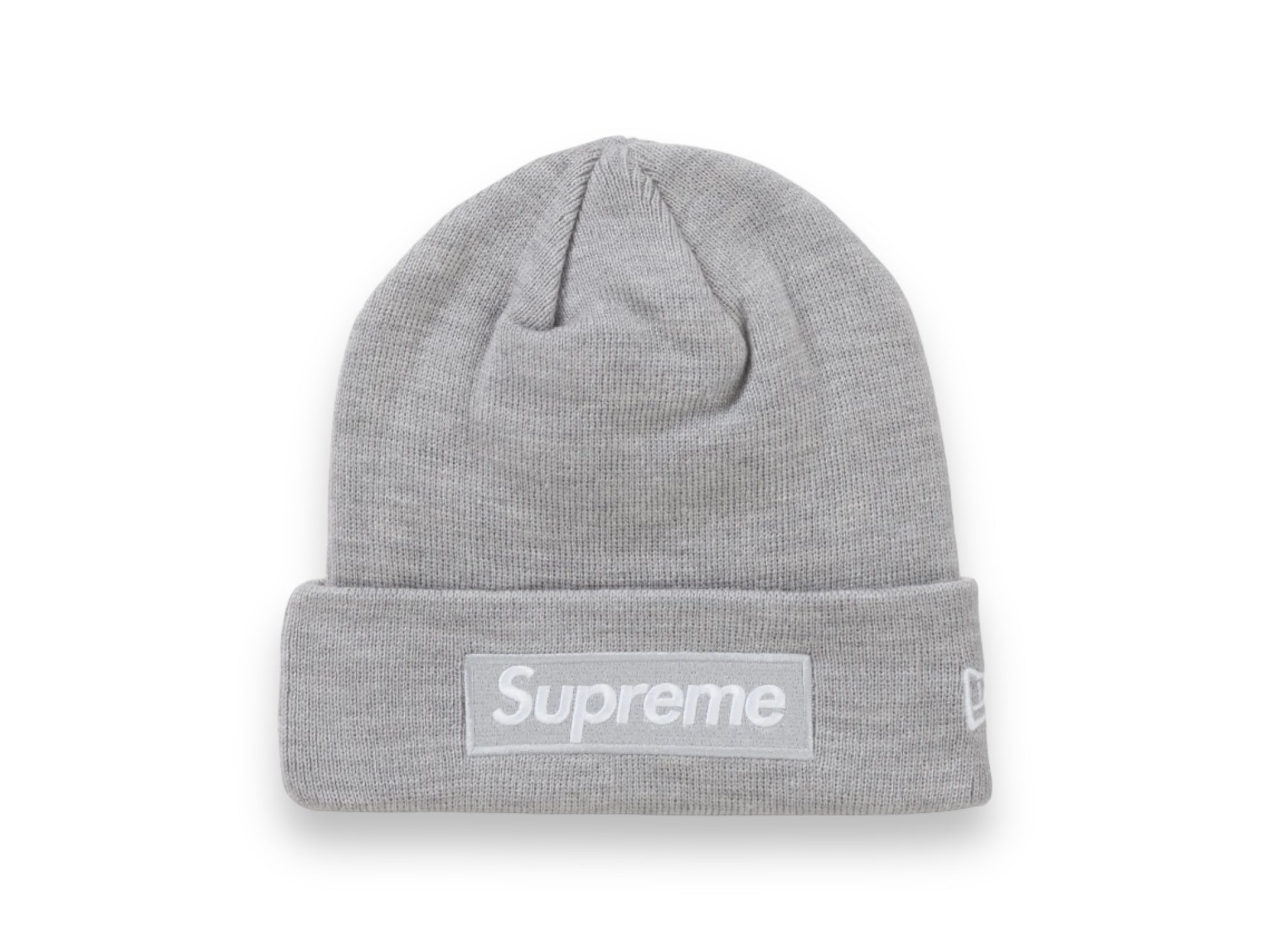 Supreme Box Logo Beanie FW24 "Heather Grey"