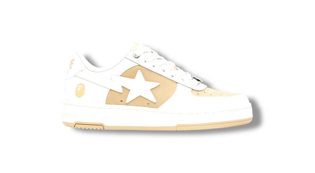 BAPE White/Beige BAPE STA #6