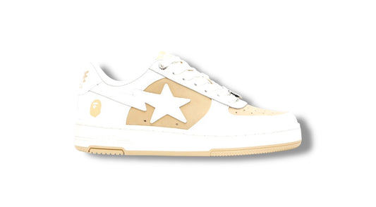 BAPE White/Beige BAPE STA #6
